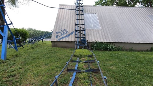 Famous backyard roller coaster POV.
