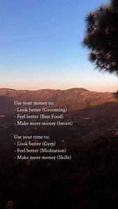 💰 Use Your Money Wisely: 👉 Look Better: Invest in yourself—whether it’s grooming, skincare, or upgrading your wardrobe. Confidence starts with looking your best! 👉 Feel Better: Treat your body to the best. Nutritious meals and quality food aren’t just a luxury; they’re fuel for a healthier, happier you. 👉 Make More Money: Put your money to work! Whether it’s learning about investments, starting a side hustle, or upgrading your tools, smart spending today leads to financial freedom tomorrow. 