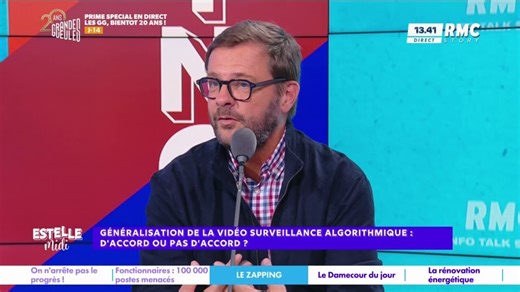 Vidéo surveillance algorithmique: "Ce qui compte c'est de savoir entre les mains de qui elle est !" affirme Jérôme Lavrilleux