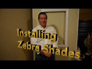 How to Install Zebra Shades from BlindsOnline.com