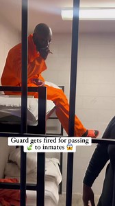 Guard gets fired for passing 🍃 to inmates 😱 #explore #inmates #guard #fired #reels | MidrangeMartinez
