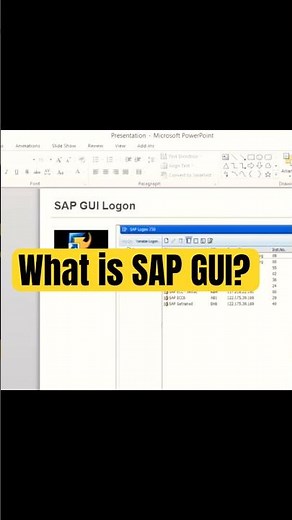 SAP system entry creation tutorial #sap #sapconfiguration