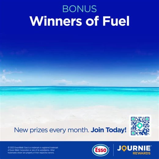15K views | These lucky customers received a bonus prize of $25 in free fuel just for signing up for JOURNIE Rewards during the first month! You could be a winner too! As a JOURNIE Rewards member, every purchase at EssoTM stations is a chance for you to win big! This month’s Grand Prize is $2,000 in cash! Sign up at https://bit.ly/3Qw7zwv and get started today! | Sol Petroleum | Facebook