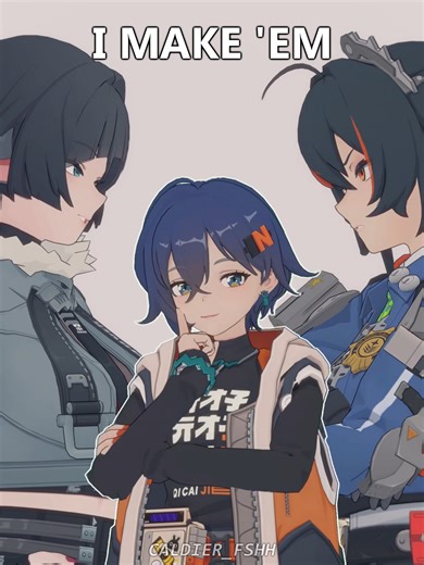 Make love not war 😏#zzz #zenlesszonezero #janeyuan #janedoe #zhuyuan #belle Credits : Animation by me, Models by Hoyoverse, Cardboard box by Lowgun211, Effects - ikDiffusion/ikClut/PostAlphaEye/o_toProcColor/o_LikeHDR/PostHemming/ikBokeh