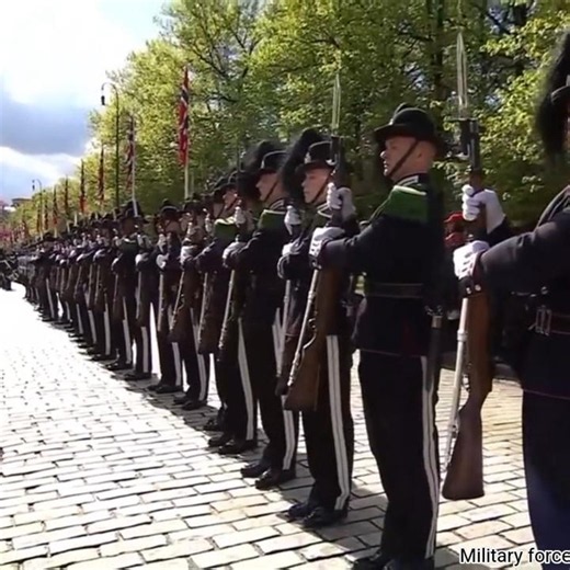 Norway King's Guard Amazing Military Parade 🇳🇴Norwegian Royal Guard Perfect Drill Performance.