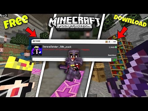 SenpaiSpider 50k Special texture pack | Mcpe/Bedrock/Java | First Look 😍