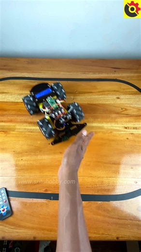 Keep distance robot with Raspberry Pi Pico board #sritu_hobby #srituhobby #robot #raspberrypi #diyrobot #robotic