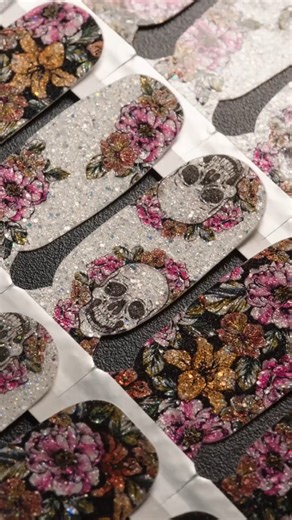 Bold gothic hues, sparkling details, and that unmistakable Halloween vibe. Shop Gothic Glam today 👻 Shades Shown: ✨ Crimson Chaos ✨ Gord-geous Glow ✨ Potion Pop ✨ Bat to the Bone ✨ Graveyard Gleam ✨ Bone & Blossom https://bit.ly/3VWG6IB | Color Street