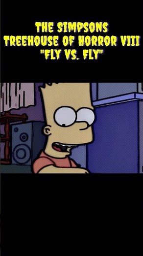 The Simpsons Treehouse of Horror VIII "Fly vs Fly" #short #horrorshort