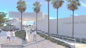 Frankston, a brand new station is headed your way 🚉 Work has started on the new and improved station, which includes a distinctive new canopy and buildings, upgrades to the entrance and improved access for people with a disability. Check out the new station design and find out more about the project - coming in 2018: http://bit.ly/FrankstonStation 👍 #transformingMelbourne | Level Crossing Removal Project