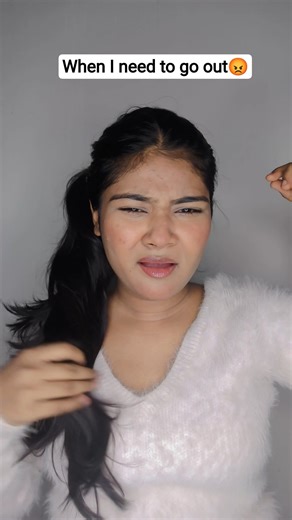 My Hair When I'm Staying At Home VS.. 😤 | ‪@ThatMissSamanta‬ #shorts #youtubeshorts #funny