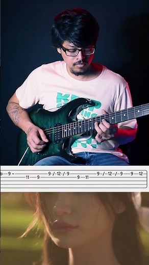 Yung kai - Blue Guitar Instrumental With Tabs 🎸#guitar #guitarlesson #guitarcover #shorts