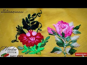 "Create Stunning 3D Roses 🌹 with Easy Stitching Techniques - For Beginner to Pro!"