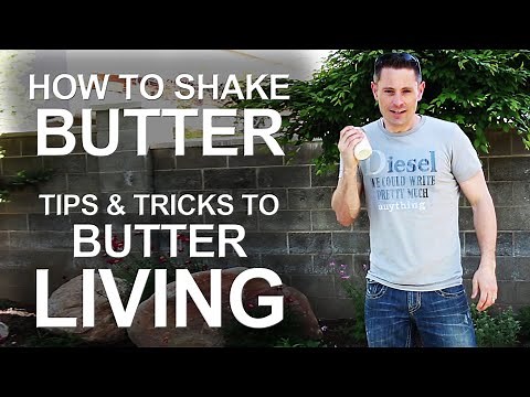 How To Make Butter At Home - Easy Experiment!