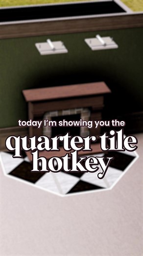 how to easily create quarter tiles in the sims 3 #thesims3 #thesims #sims3 #ts3 #simstok #sims3tok