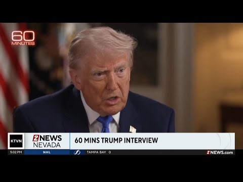 Interview with President Trump tonight at 7 on 60 Minutes