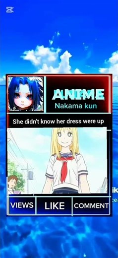 #she didn't realize that they were looking at her undies