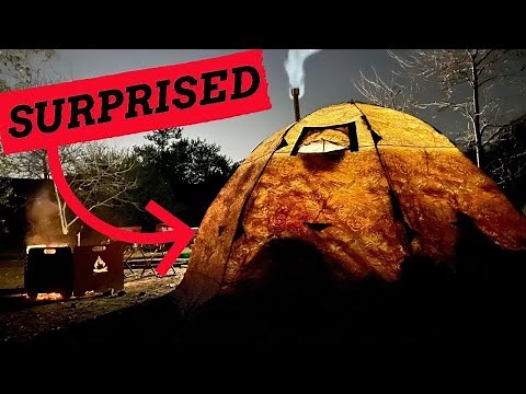 RBM Outdoor UP-5 hot tent SETUP and hands on REVIEW