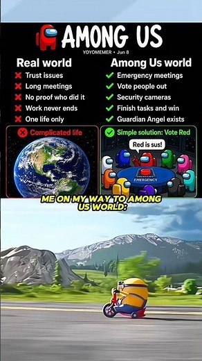 POV: Among Us Is Better 😂💯 #amongus #memes