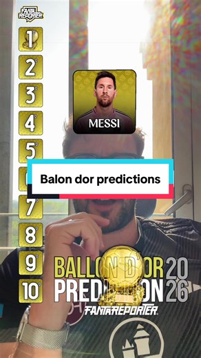 Balon dor predictions#fyp #football #ballknowledge #fun | balon dor