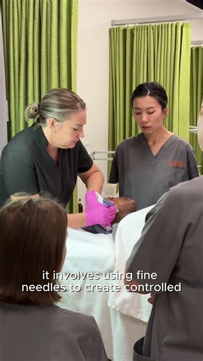 A closer look at collagen induction therapy training with SkinPen and DermaFrac at Torrens Uni