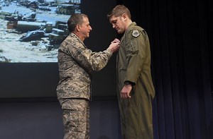 Air Force Awards Flying Cross to Aviator