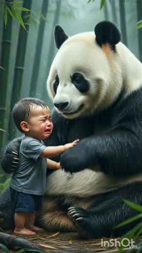 This baby was lost and crying alone in the forest…Nobody came to help him… 🥺