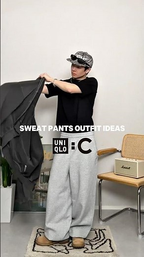 UNIQLO:C Sweat Pants Outfit Ideas