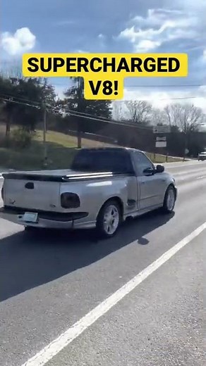 2000 Ford F-150 HARLEY DAVIDSON EDITION 5.4L SUPERCHARGED V8 DUAL EXHAUST w/ GLASS PACKS! #shorts