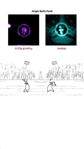 Jingle Bells Funk (Normal) vs (Ultra Slowed) Which one is bettter?