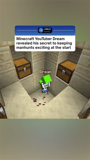 Dream just revealed his secret to making manhunt videos viral… The iconic Minecraft Manhunt videos you watch aren’t always first takes, and he actually pays the hunters to go for early kills when filming. Instead of waiting around for the perfect spontaneous moment, he arranges incentives so the action starts fast and stays unpredictable. According to Dream, this approach keeps the pacing tight, the stakes high, and the entertainment constant which is exactly why millions of viewers stay glued t