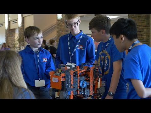 Oklahoma TSA members showcase creations, collaboration at state robotics competition