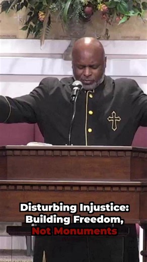 🔥 "God didn't call us to build monuments—He called us to build FREEDOM." This powerful message challenges us to move beyond celebrating past victories and start creating present justice. Are we decorating graves or disrupting injustice? Watch how Jesus confronts our comfortable Christianity. 👇 #Faith #Justice #SocialJustice #ChristianLeadership #PropheticVoice | Morning Star Baptist Church of Shreveport