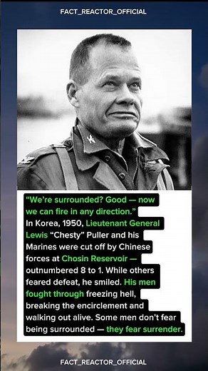 Chesty” Puller — The Marine Who Never Backed Down #USMCHistory #MilitaryLegends #YouTubeShorts