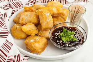 Fried Salmon Bites