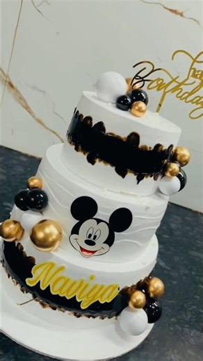 Mickey Mouse cake #new birthday cake #birthdaycake #cake bhai Cake #mickeycake new recipe video