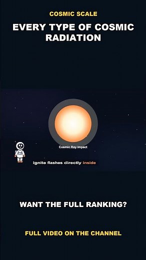 Every Type Of Cosmic Radiation Explained In 8 Minutes #Shorts