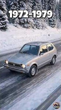 Honda Civic Evolution (1972 → 2024) 🔥 50 Years of Civic
