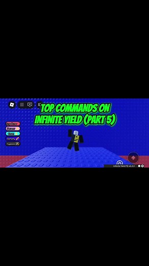part 6? #commandstutorial #скрипты #roblox #infinitiyield #specialcommands