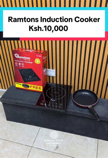 Ramtons Induction Cooker with Free Nonstick Pan at Ksh.10,000