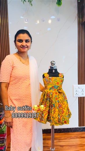 Padmavathi Reddy on Instagram: "Baby outfits 🥰For customization, WhatsApp us at +91-8099919197 for details. Visit us directly at our store (Padmavathi Fashions, sriram nagar colony , Alwal , Hyderabad - find the location in Bio) or place an order via WhatsApp (measurements will be taken online via video call). Shipping done worldwide. We’re experts in making custom designs, handwork (like maggam work), and computer embroidery. Feel free to explore our profile for more stunning creations. Padmav