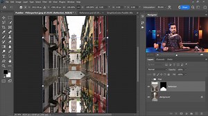Easily create photorealistic and reflective puddles using 3D elements in Photoshop! | PiXimperfect