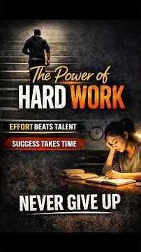 The value of hard work #foryou #viralvideos #hardwork #motivation #story