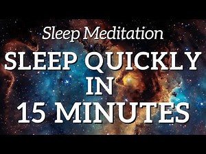 Sleep Quickly in 15 Minutes - Deeply Relaxing Sleep Meditation for Stress Relief (Ocean Waves Music)