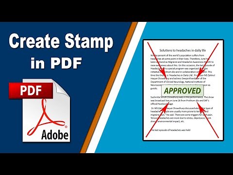 How to Create Stamp in PDF with Adobe Acrobat Pro 2020