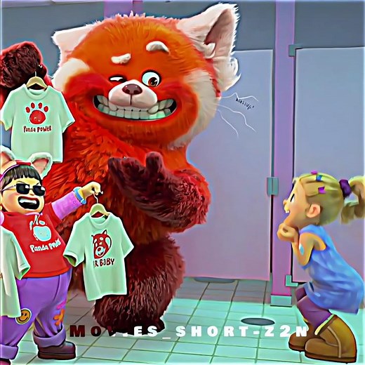 "RED PANDA SCHOOL PHOTOSHOOT 😳🐼" | Turning Red Movie Edit #shorts #edit