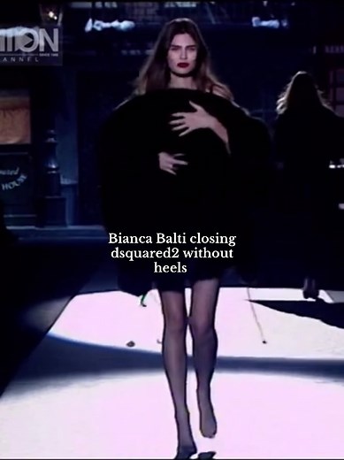 Bianca Balti Closes DSquared2 Show in Unique Style