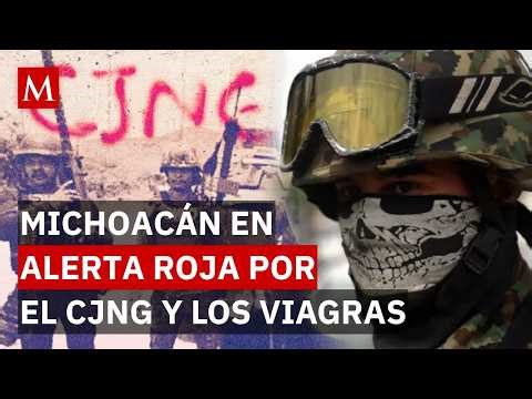 Michoacán bajo fuego: CJNG y Los Viagras desatan guerra por el control territorial