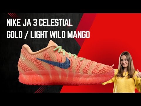 Golden Energy! ⚡ Nike Ja 3 Celestial Gold / Light Wild Mango Release 2025