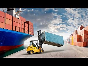 HOW A CONTAINER IS LOADED AND UNLOADED AT PORTS